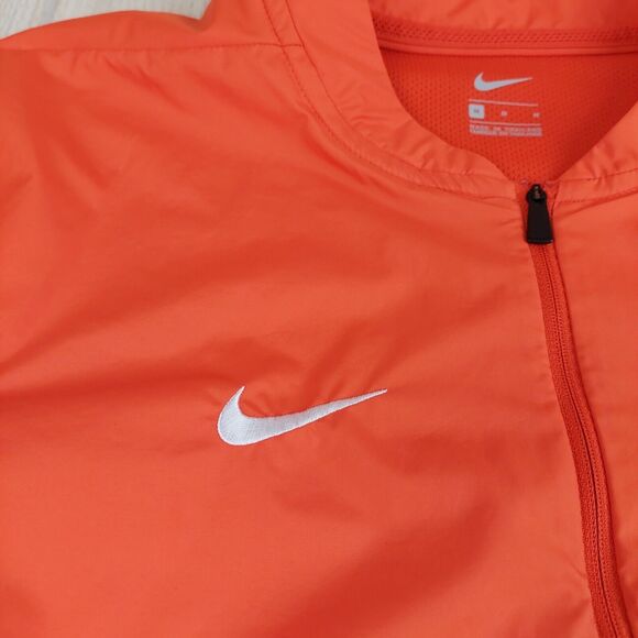 Nike Clemson Tigers 1/4 Zip Windbreaker Pullover Jacket Mens Medium Orange Vent - Picture 3 of 10